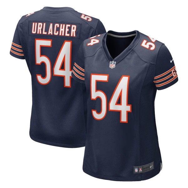 Women's Chicago Bears Brian Urlacher Navy Game Retired Player Jersey