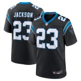 Men's Carolina Panthers Dane Jackson Black Game Jersey