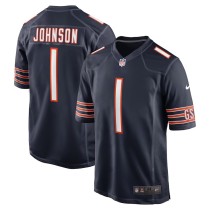 Men's Chicago Bears Jaylon Johnson Navy Game Jersey