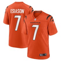 Men's Cincinnati Bengals Boomer Esiason Orange Retired Player Alternate Game Jersey