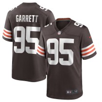 Men's Cleveland Browns Myles Garrett Brown Player Game Jersey