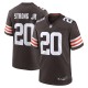 Men's Cleveland Browns Pierre Strong Jr. Brown Team Game Jersey
