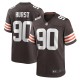 Men's Cleveland Browns Maurice Hurst Brown Game Player Jersey