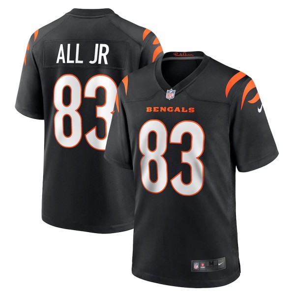 Men's Cincinnati Bengals Erick All Jr. Black Team Game Jersey