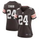 Women's Cleveland Browns Nick Chubb Brown Team Game Jersey