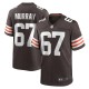 Men's Cleveland Browns Justin Murray Brown Team Game Jersey