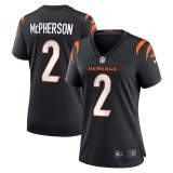 Women's Cincinnati Bengals Evan McPherson Black Game Jersey