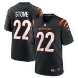 Youth Cincinnati Bengals Geno Stone Black Game Jersey