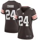 Women's Cleveland Browns Nick Chubb Brown Game Jersey