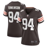 Women's Cleveland Browns Dalvin Tomlinson Brown Game Player Jersey