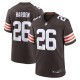 Men's Cleveland Browns Myles Harden Brown Team Game Jersey