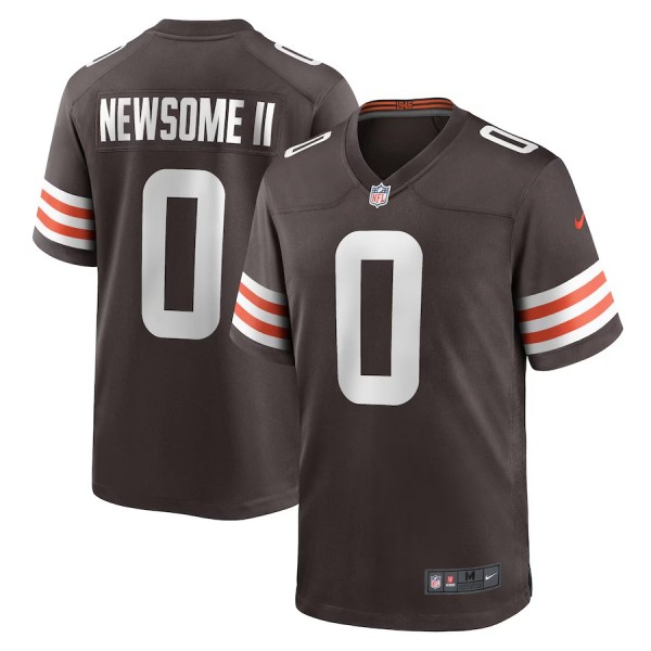 Men's Cleveland Browns Greg Newsome II Brown Team Game Jersey