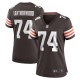 Women's Cleveland Browns Alex Leatherwood Brown Team Game Jersey