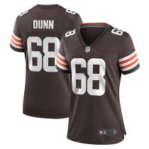 Women's Cleveland Browns Michael Dunn Brown Game Jersey