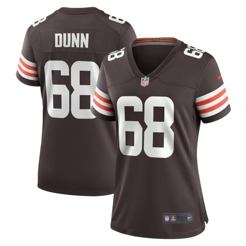 Women's Cleveland Browns Michael Dunn Brown Game Jersey