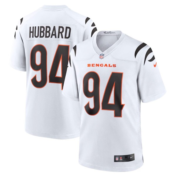Men's Cincinnati Bengals Sam Hubbard White Game Jersey