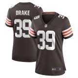Women's Cleveland Browns Kenyan Drake Brown Game Jersey