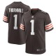 Men's Cleveland Browns Juan Thornhill Brown Game Player Jersey