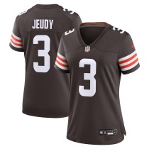 Women's Cleveland Browns Jerry Jeudy Brown Game Jersey
