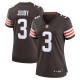 Women's Cleveland Browns Jerry Jeudy Brown Game Jersey