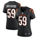 Women's Cincinnati Bengals Akeem Davis-Gaither Black Game Player Jersey