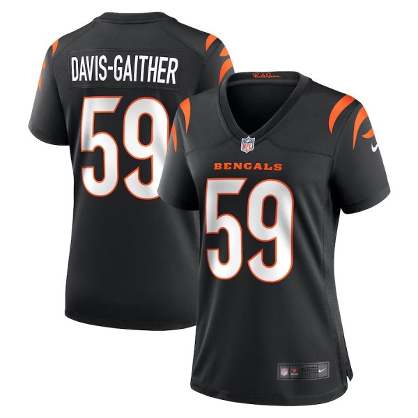 Women's Cincinnati Bengals Akeem Davis-Gaither Black Game Player Jersey