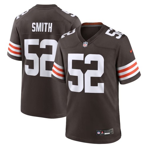 Men's Cleveland Browns Elerson Smith Brown Team Game Jersey