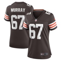 Women's Cleveland Browns Justin Murray Brown Team Game Jersey