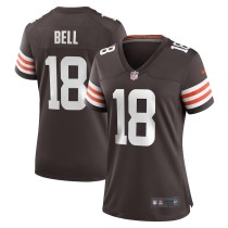 Women's Cleveland Browns David Bell Brown Game Jersey