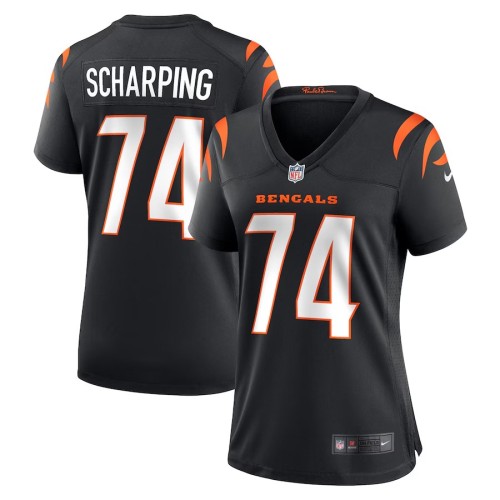 Women's Cincinnati Bengals Max Scharping Black Game Player Jersey