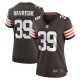 Women's Cleveland Browns Lucas Havrisik Brown Team Game Jersey