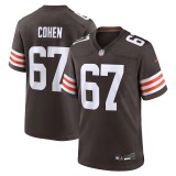 Men's Cleveland Browns Javion Cohen Brown Team Game Jersey