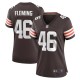 Women's Cleveland Browns Don Fleming Brown Retired Player Jersey