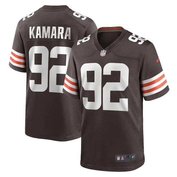 Men's Cleveland Browns Sam Kamara Brown Team Game Jersey
