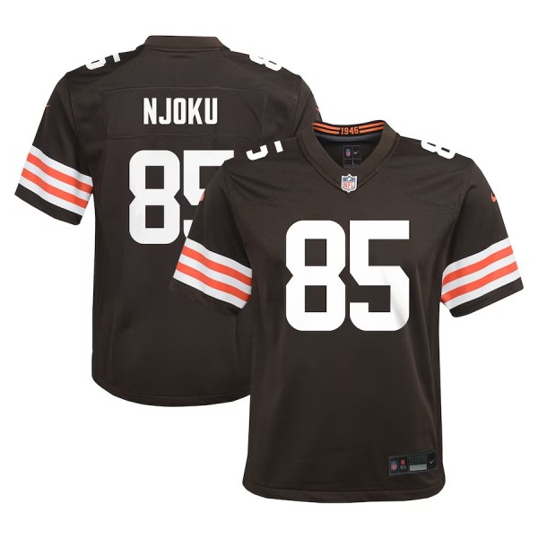 Youth Cleveland Browns David Njoku Brown Game Jersey