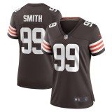 Women's Cleveland Browns Za'Darius Smith Brown Team Game Jersey