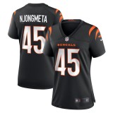 Women's Cincinnati Bengals Maema Njongmeta Black Game Jersey