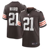 Men's Cleveland Browns Denzel Ward Brown Game Jersey