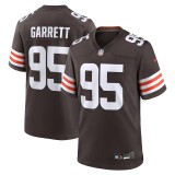Men's Cleveland Browns Myles Garrett Brown Team Game Jersey