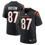 Youth Cincinnati Bengals Tanner Hudson Black Home Game Player Jersey