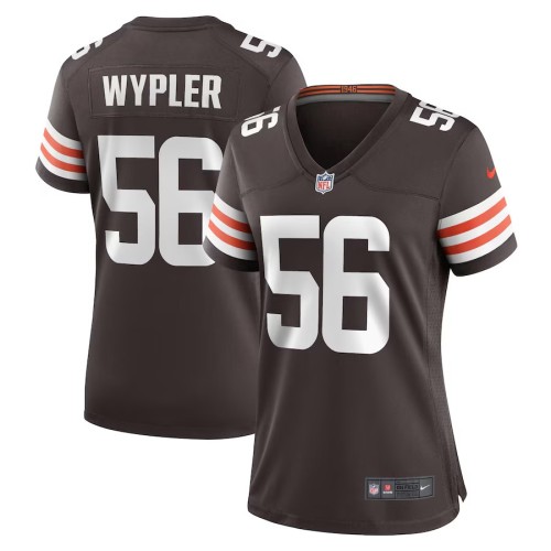 Women's Cleveland Browns Luke Wypler Brown Team Game Jersey