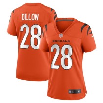 Women's Cincinnati Bengals Corey Dillon Orange Retired Game Jersey