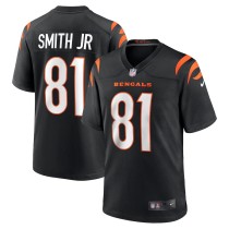 Youth Cincinnati Bengals Irv Smith Jr. Black Game Jersey