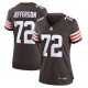 Women's Cleveland Browns Quinton Jefferson Brown Game Jersey