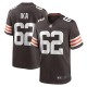 Men's Cleveland Browns Siaki Ika Brown Team Game Jersey