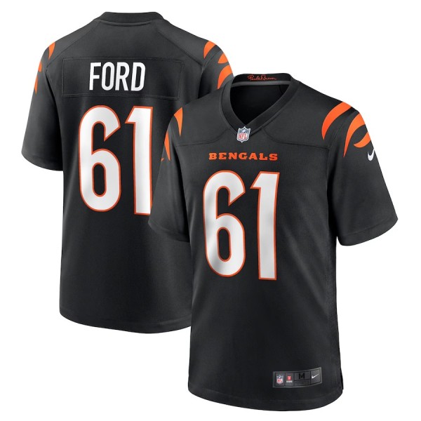 Youth Cincinnati Bengals Cody Ford Black Game Jersey