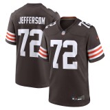 Men's Cleveland Browns Quinton Jefferson Brown Team Game Jersey