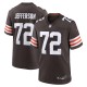 Men's Cleveland Browns Quinton Jefferson Brown Team Game Jersey