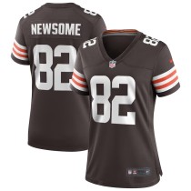 Women's Cleveland Browns Ozzie Newsome Brown Game Retired Player Jersey