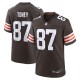 Men's Cleveland Browns Kadarius Toney Brown Team Game Jersey